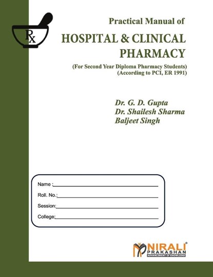 Hospital and Clinical Pharmacy, Dr G D Gupta - Paperback - 9789386700162