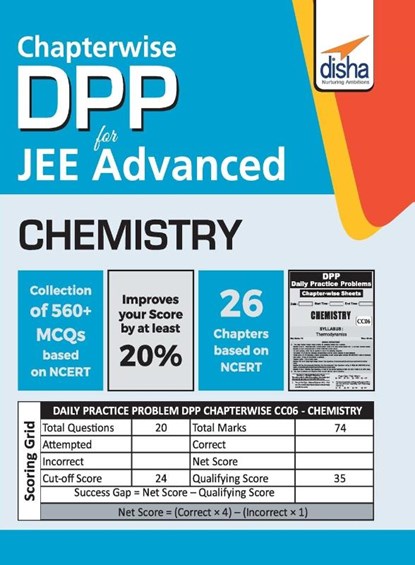 Chapter-wise DPP Sheets for Chemistry JEE Advanced, Disha Experts - Paperback - 9789388240017