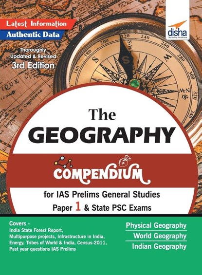 The Geography Compendium for IAS Prelims General Studies Paper 1 & State Psc Exams, Disha Experts - Paperback - 9789388373050