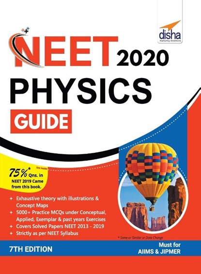 Neet 2020 Physics Guide, Disha Experts - Paperback - 9789389187113