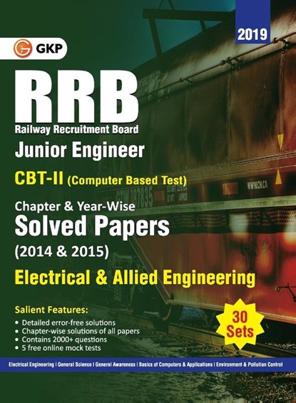 Rrb 2019 Junior Engineer CBT II 30 Sets Chapter-Wise & Year-Wise Solved Papers (2014 & 2015) Electrical & Allied Engineering, Gkp - Paperback - 9789389310207