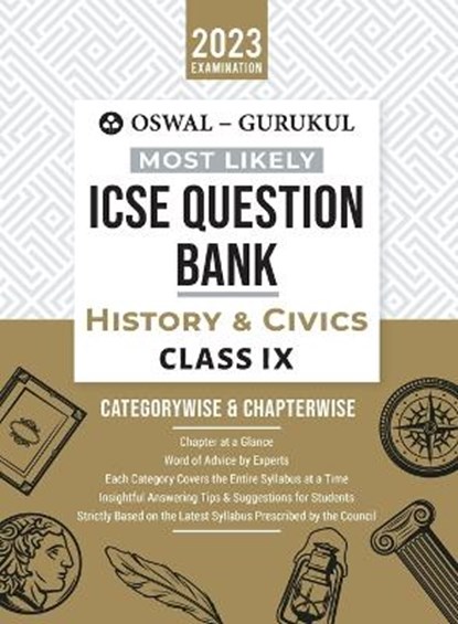 Oswal - Gurukul History & Civics Most Likely Question Bank, Oswal ; Gurukul - Paperback - 9789392563003