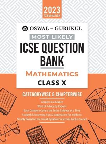 Oswal - Gurukul Mathematics Most Likely Question Bank, Oswal ; Gurukul - Paperback - 9789392563799