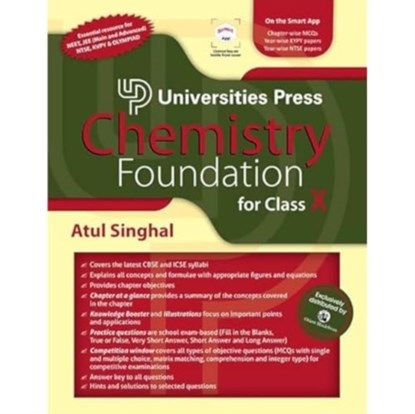 Chemistry Foundation for Class X, Atul Singhal - Paperback - 9789393330253