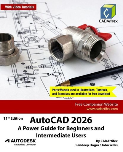 AutoCAD 2026, Cadartifex ; John Willis ; Sandeep Dogra - Paperback - 9789394074989