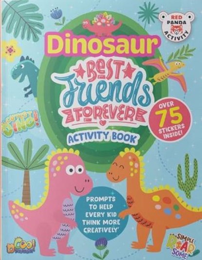Dinosaur Best Friends Forever Activity Book, Red Panda - Paperback - 9789395073653