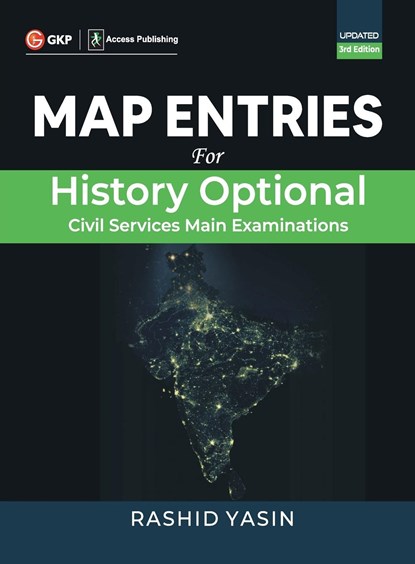 Map Entries for History Optional 3ed, Rashid Yasin - Paperback - 9789395101677