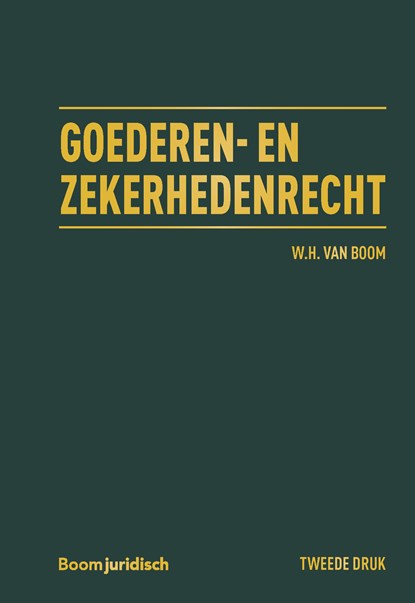 Goederen- & zekerhedenrecht, W.H. van Boom - Ebook - 9789400113183
