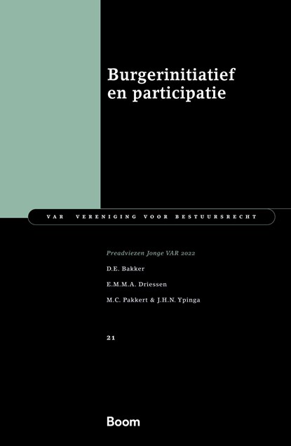 Burgerinitiatief en participatie, Dorien Bakker ; Esmée Driessen ; Meike Pakkert ; Jelmer Ypinga - Ebook - 9789400113640
