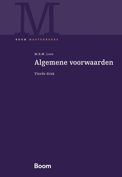 Algemene voorwaarden, M.B.M. Loos - Ebook - 9789400113961