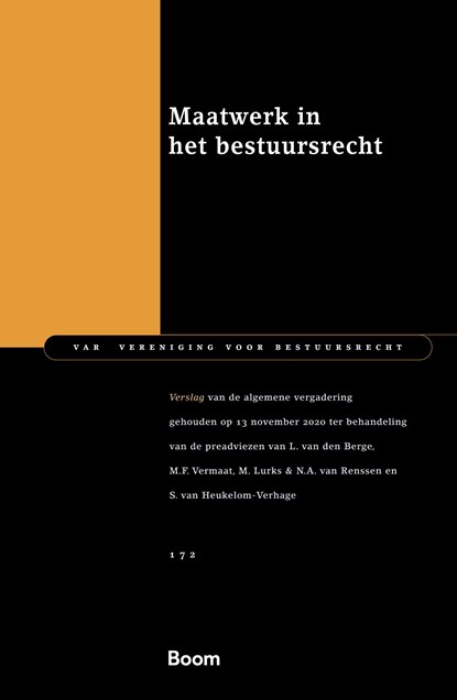 Maatwerk in het bestuursrecht, niet bekend - Ebook - 9789400114265