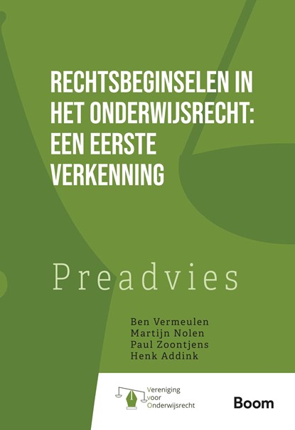 Rechtsbeginselen in het onderwijsrecht: een eerste verkenning, niet bekend - Ebook - 9789400114487