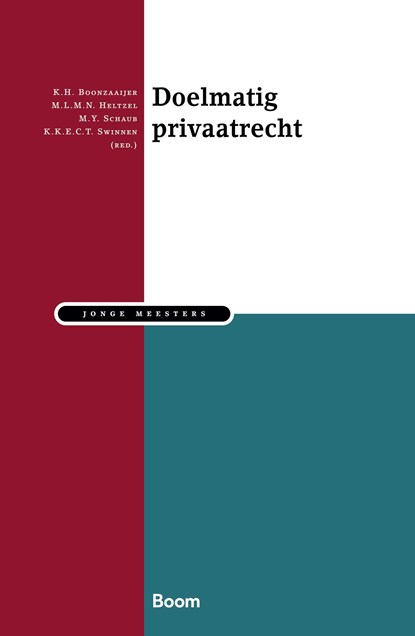 Doelmatig privaatrecht, niet bekend - Ebook - 9789400114982