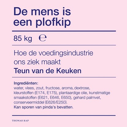 De mens is een plofkip, Teun van de Keuken - Luisterboek MP3 - 9789400411616