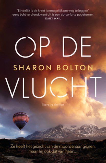 Op de vlucht, Sharon Bolton - Paperback - 9789400511262