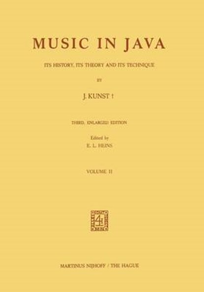 Music in Java, Jaap Kunst - Overig - 9789401080538