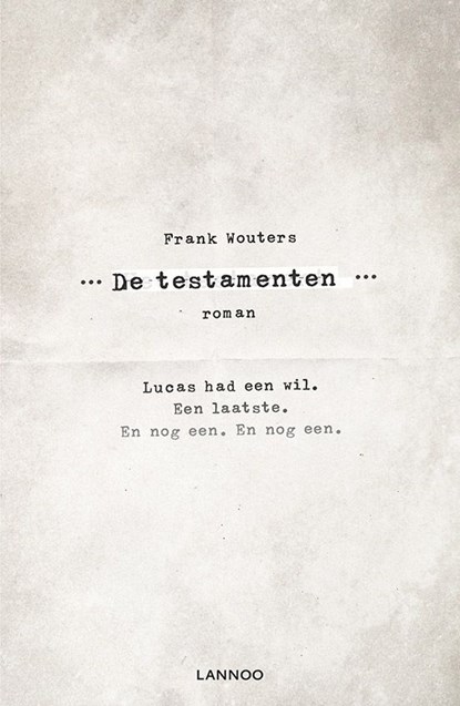 De testamenten, Frank Wouters - Ebook - 9789401424943