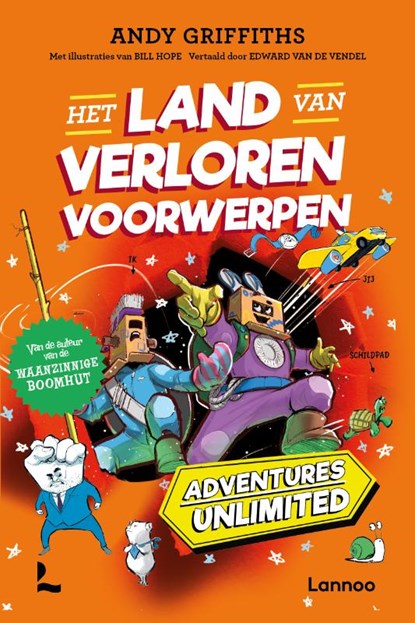 Adventures Unlimited - Het Land van Verloren Voorwerpen, Andy Griffiths ; Bill Hope - Gebonden - 9789401428057