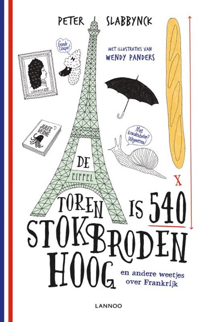 De Eiffeltoren is 540 stokbroden hoog en andere weetjes over Frankrijk, Peter Slabbynck - Gebonden - 9789401435680