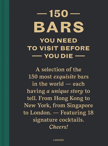 150 bars you need to visit before you die, Jurgen Lijcops - Ebook - 9789401451376