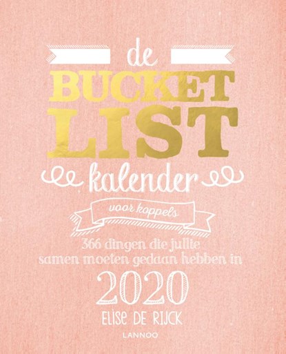 De bucketlistkalender voor koppels 2020, Elise de Rijck - Paperback - 9789401459310