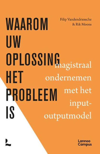 Waarom uw oplossing het probleem is, Filip Vandendriessche ; Rik Moons - Gebonden - 9789401463706