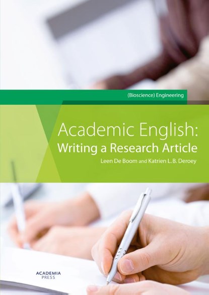 Academic English: Writing a research article, Leen De Boom - Paperback - 9789401473798