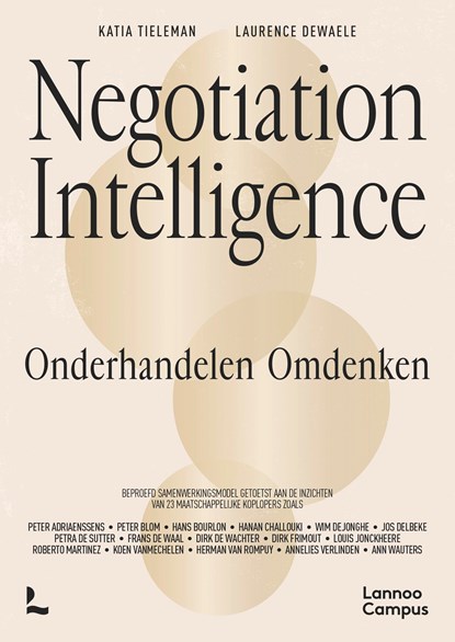 Negotiation Intelligence, Katia Tieleman ; Laurence Dewaele - Ebook - 9789401482509