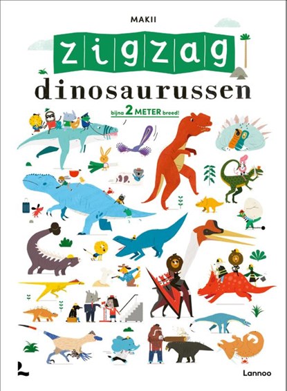 Zigzag Dinosaurussen, Makii - Paperback - 9789401484367