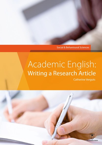 Academic Englisch : Writing a research article, Catherine Verguts - Ebook - 9789401484435