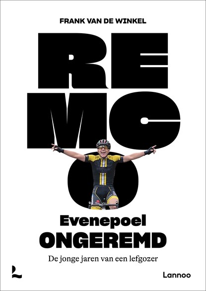 Een foto van de cover van het boek over Remco Evenepoel