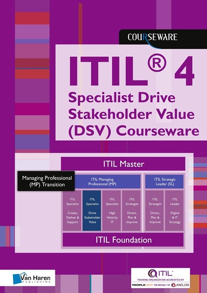 ITIL® 4 Specialist Drive Stakeholder Value (DSV) Courseware, Van Haren Learning Solutions - Ebook Adobe PDF - 9789401806732