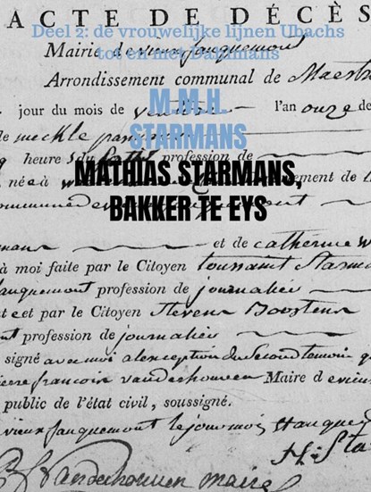 Mathias Starmans, bakker te Eys, M.M.H. Starmans - Gebonden - 9789402107883
