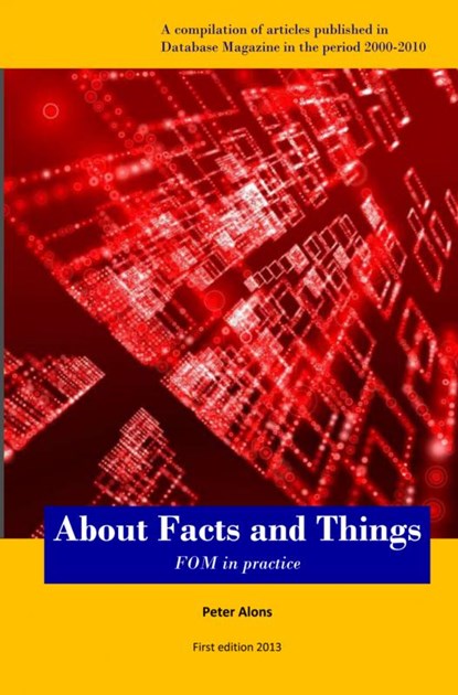 About Facts and Things, Peter Alons - Paperback - 9789402114485