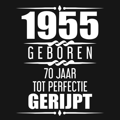 1955 Geboren 70 Jaar Tot Perfectie Gerijpt, Albaspirit Gastenboeken - Paperback - 9789402150179