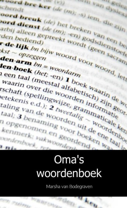 Oma's woordenboek, Marsha van Bodegraven - Paperback - 9789402153804