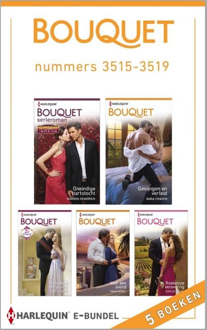 Bouquet e-bundel nummers 3515-3519 (5-in-1), Sharon Kendrick ; Sara Craven ; Jane Porter ; Trish Morey ; Caitlin Crews - Ebook - 9789402503258