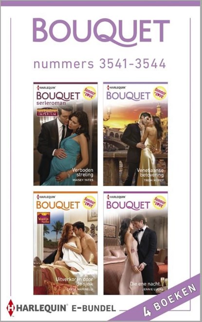 Bouquet e-bundel nummers 3541-3544 (4-in-1), Maisey Yates ; Trish Morey ; Carole Marinelli ; Jennie Lucas - Ebook - 9789402504712