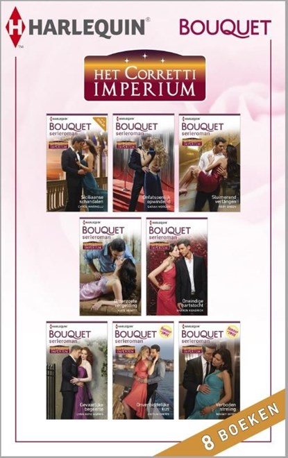 Het Corretti imperium, Carole Marinelli ; Sarah Morgan ; Abby Green ; Kate Hewitt ; Sharon Kendrick ; Lynn Raye Harris ; Caitlin Crews ; Maisey Yates - Ebook - 9789402504736