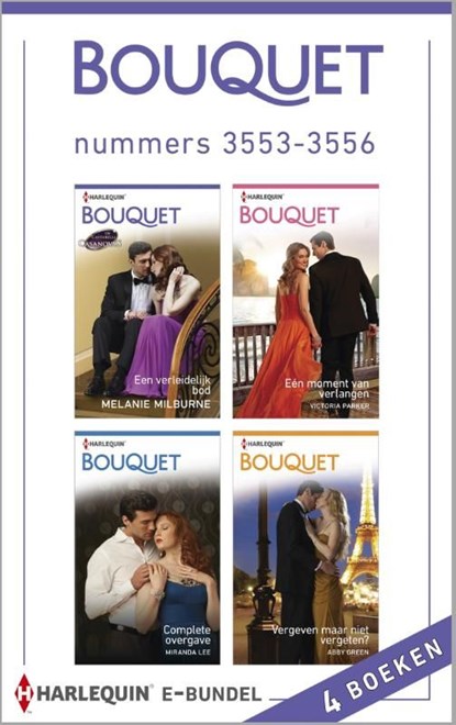 Bouquet e-bundel nummers 3553-3556 (4-in-1), Melanie Milburne ; Victoria Parker ; Miranda Lee ; Abby Green - Ebook - 9789402505238
