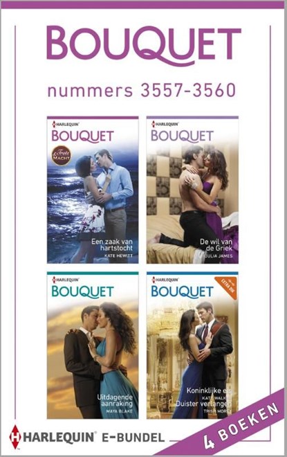 Bouquet e-bundel nummers 3557-3560 (4-in-1), Kate Hewitt ; Julia James ; Maya Blake ; Kate Walker ; Trish Morey - Ebook - 9789402505696