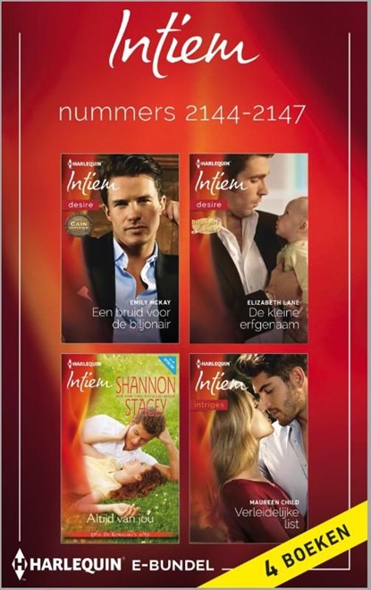 Intiem nummers 2144-2147, Emily McKay ; Elizabeth Lane ; Shannon Stacey ; Maureen Child - Ebook - 9789402508482