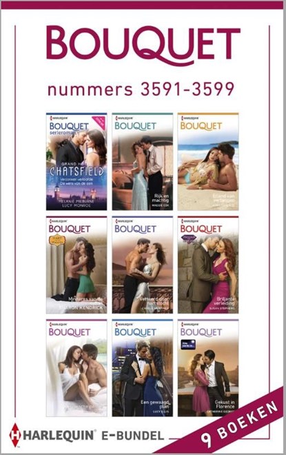 Bouquet e-bundel nummers 3591-3599 (9-in-1), Melanie Milburne ; Lucy Monroe ; Maggie Cox ; Kim Lawrence ; Sharon Kendrick ; Carole Mortimer ; Susan Stephens ; Maisey Yates ; Lucy Ellis ; Catherine George - Ebook - 9789402510409