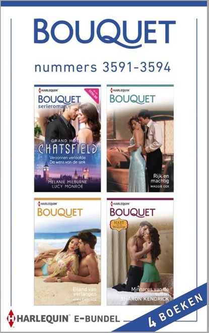 Bouquet e-bundel nummers 3591-3594 (4-in-1), Melanie Milburne ; Lucy Monroe ; Maggie Cox ; Kim Lawrence ; Sharon Kendrick - Ebook - 9789402510416