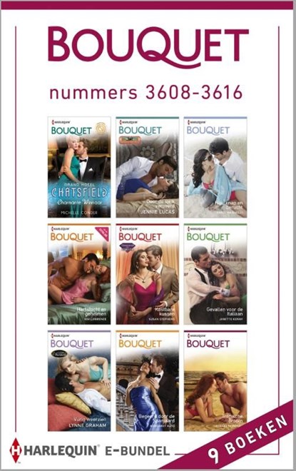 Bouquet e-bundel nummers 3608-3616 (9-in-1), Michelle Conder ; Jennie Lucas ; Carole Marinelli ; Kim Lawrence ; Susan Stephens ; Janette Kenny ; Lynne Graham ; Margaret Mayo ; Elizabeth Power - Ebook - 9789402511307