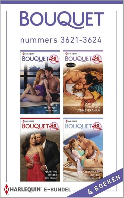 Bouquet e-bundel nummers 3621-3624 (4-in-1), Annie West ; Lynne Graham ; Dani Collins ; Cathy Williams - Ebook - 9789402512120