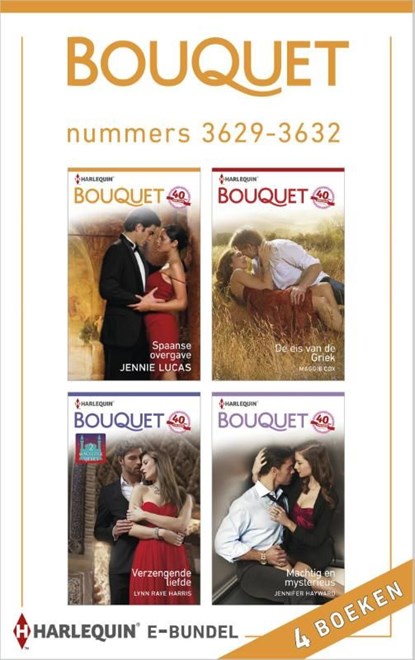 Bouquet e-bundel nummers 3629-3632 (4-in-1), Jennie Lucas ; Maggie Cox ; Lynn Raye Harris ; Jennifer Hayward - Ebook - 9789402512649