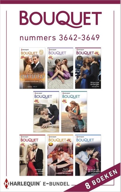 Bouquet e-bundel nummers 3642-3649 (8-in-1), Annie West ; Chantelle Shaw ; Maya Blake ; Maggie Cox ; Cathy Williams ; Dani Collins ; Sarah Morgan ; Miranda Lee - Ebook - 9789402513882