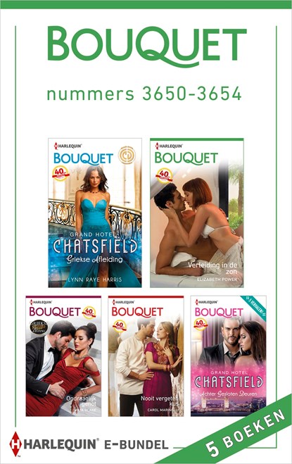 Bouquet e-bundel nummers 3650-3654 (5-in-1), Lynn Raye Harris ; Elizabeth Power ; Maya Blake ; Carole Marinelli - Ebook - 9789402514209