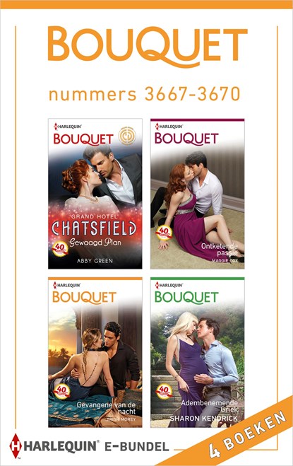 Bouquet e-bundel nummers 3667-3670 (4-in-1), Abby Green ; Maggie Cox ; Trish Morey ; Sharon Kendrick - Ebook - 9789402515022